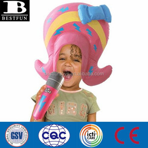 Peluca Inflable de PVC Ecológica, Peluca de Cabeza Grande, Sombrero de Peluca Inflable Gigante, Pelucas de Pelo Inflable, Accesorios para Fiestas, Juguetes - Product Image 5