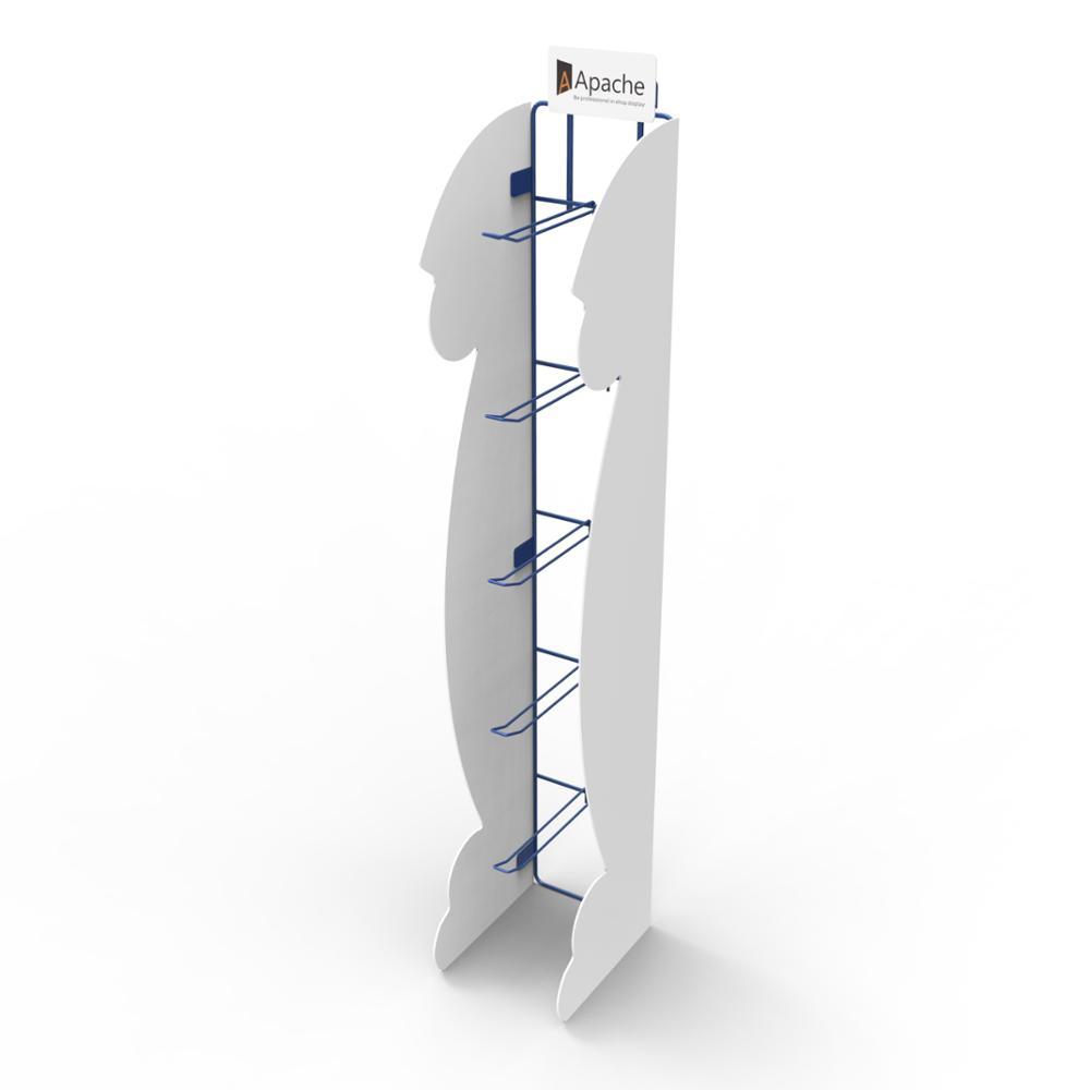 Customized Newset Countertop Condom Display Stand Metal Wire Display Racks Carton Box Powder Coating Apache Customized Logos — view 2