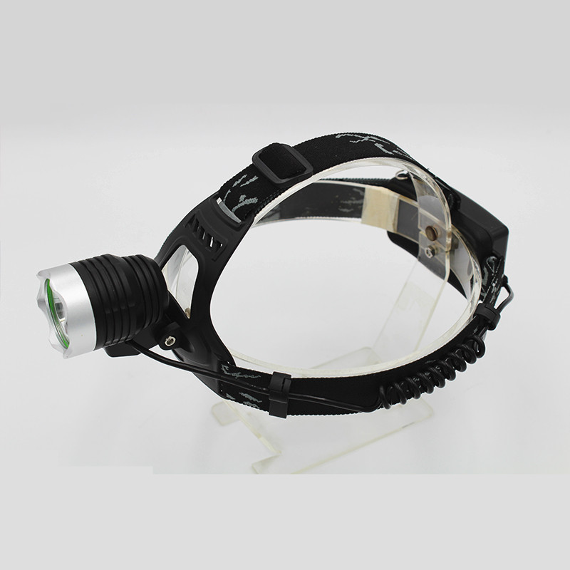 Водонепроницаемый регулируемый светодиодный налобный фонарь, 10 Вт, 1000 люмен, алюминиевый светодиодный налобный фонарь xml t6