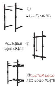 Fabbrica direttamente che vende supporto Assist Attrezzature Da Palestra Manubri Pieghevole Mezza Squat Rack