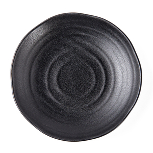 Plaques en céramique créatives, assiettes à Steak peintes à la main, hôtel directement à l'usine, plat en porcelaine noir mat, style nordique de Restaurant noir - Product Image 1
