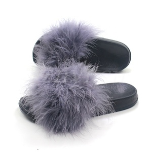 Sexy donna di fantasia faux morbida pelliccia pantofola - Product Image 1