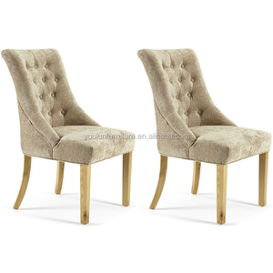 <span class=keywords><strong>Chaise</strong></span> de salle à manger française capitonnée en bois de chêne massif, design moderne, convertible pour la maison ou le <span class=keywords><strong>bar</strong></span> à domicile, style en bois massif - Product Image 4
