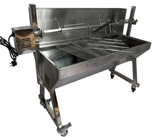 Cocina al aire libre carbón asadores escupir barbacoa equipo tostador - Product Image 1