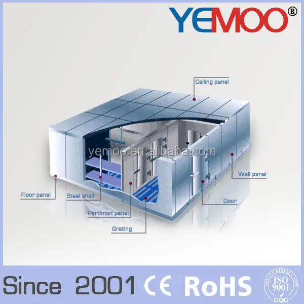 Soğuk depolama odası için soğuk oda fiyatına dondurulmuş balık, dondurulmuş tavuk, deniz ürünleri, et patlama dondurucu