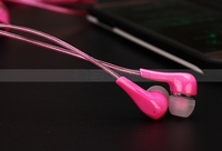 Audífonos con Luces LED de Colores, Audífonos con Cable EL Intermitente, Audífonos con Micrófono para Teléfono Celular