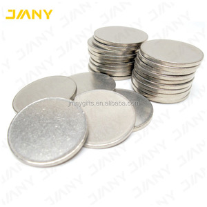 공장 직송 맞춤 제작 실버 또는 골드 도금 블랭크 코인 - Product Image 1