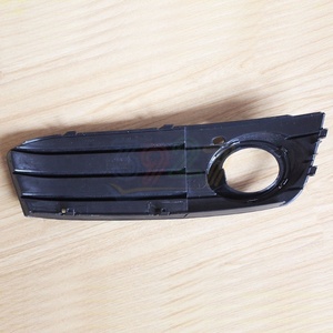 Auto parachoques delantero abajo rejilla lámpara de niebla cubierta con cromado círculo para <span class=keywords><strong>Audi</strong></span> <span class=keywords><strong>A4</strong></span> B8 <span class=keywords><strong>2009</strong></span> - 2012 - Product Image 2
