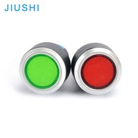 Interrupteur à bouton-poussoir en plastique MU22-11 tête plate ronde 22mm momentané 3 broches contrôleur en plastique réinitialiser la Chine