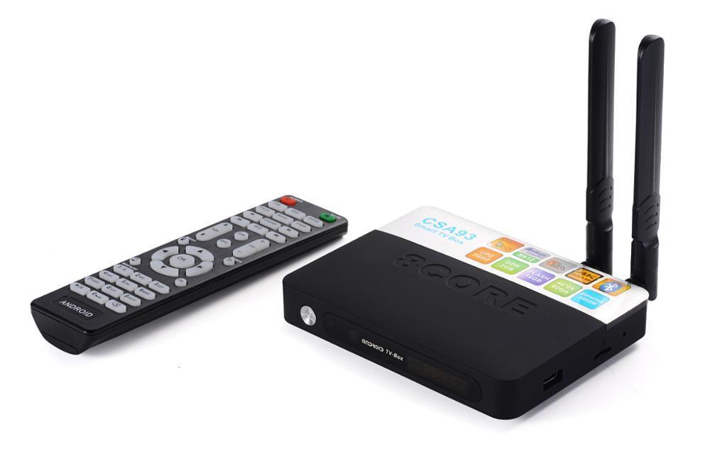 Android 6.0 OS Set TOP Box/receptor de TV con CPU S912/H.264-H.265/BT 4.0/Octa core/Wifi AP6330/3G + 32G/CSA93