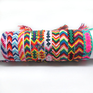 FL0819 Moda di <span class=keywords><strong>cotone</strong></span> fatta a mano di amicizia braccialetto brasiliano, tessuto di <span class=keywords><strong>cotone</strong></span> braccialetto di amicizia - Product Image 2