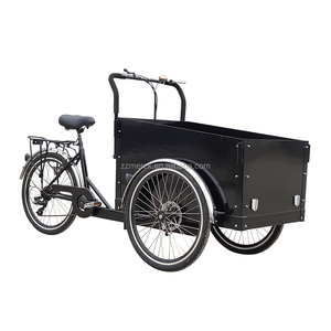 OEM di Disegno Grande di Caricamento Anteriore Famiglia Cargo Bike con Porta e Serratura Elettrica - Product Image 3