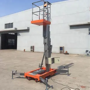 100kg 10m Movable Single Mast Personal Lift Aluminum Telescopic Ladder