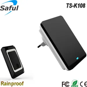 หรูหรากันฝนระยะยาวไร้สายออด Saful TS-K108ที่มีคุณภาพสูง Dingdong ออด