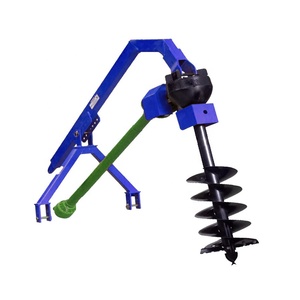 Taladro de drenaje de cultivador montado en tractor de 9 pulgadas y excavadora de postes - Product Image 4