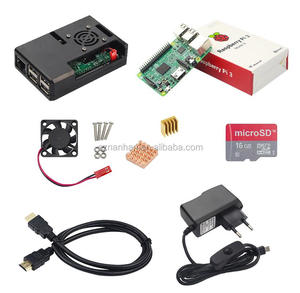 Frambuesa <span class=keywords><strong>Pi</strong></span> 3 Modelo <span class=keywords><strong>B</strong></span> tablero + 16G tarjeta SD + <span class=keywords><strong>2</strong></span> unids disipador + 5 V <span class=keywords><strong>2</strong></span>.5A adaptador+ Cable HDMI + frambuesa <span class=keywords><strong>Pi</strong></span> 3 Caso - Product Image 1