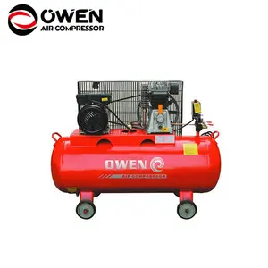 Compresor de Aire Industrial de Pistón de <span class=keywords><strong>2</strong></span> <span class=keywords><strong>HP</strong></span> con Transmisión por Correa de 50L, Italia - Product Image 2