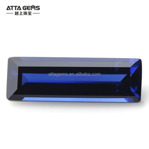 생성된 파란 사파이어 #34 실론 파란 사파이어 강옥 타원형 경쟁가격 - Product Image 2