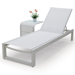 Élégant style français patio en rotin Wicker Chaise Hôtel Plage Jardin Terrasse extérieure Meubles design Chaise longue - Product Image 1
