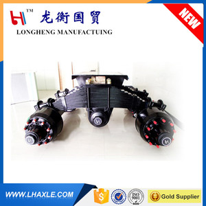 33 T 39 T 48 T <span class=keywords><strong>Eje</strong></span> Tándem Remolque Suspensión Mechancial - Product Image 1