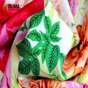Tens of thousands of flower types to choose from 100% rayon printed rayon challis fabric suitable for hot climate