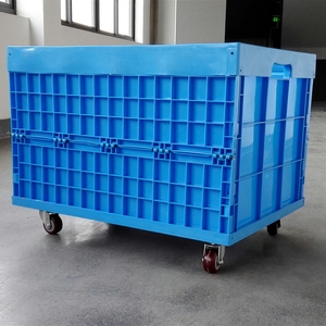 Bin industrial stackable crates storage container Chairborne cage containers plastic shipping collapsible storage crate