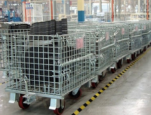 RH-C-U06 1200*1000*890 + 150 dây lưới lồng Thùng kẽm dây container với puller - Product Image 3