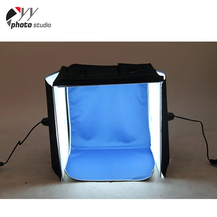 Portable 40x40cm 50x50cm 60x60cm Photography Photo Light Box Photo Studio With 22w Daylight Lamps Portable Mini Studio