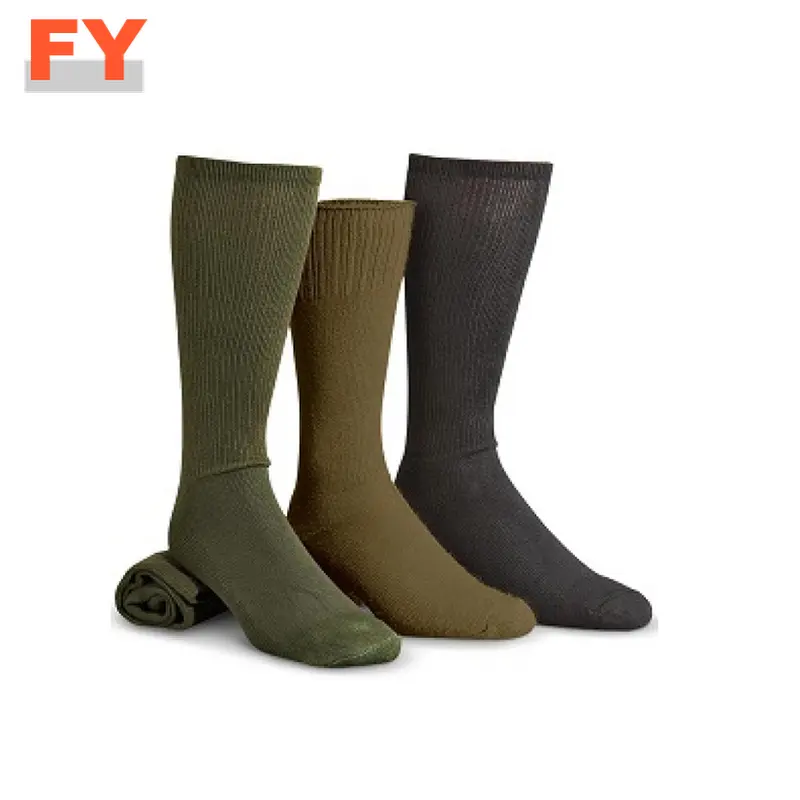 Calze FY-I-0436 verde militare calze verde militare