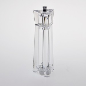 Moulin à poivre noir en céramique triangle élégant de 8 "avec poignées - Product Image 1
