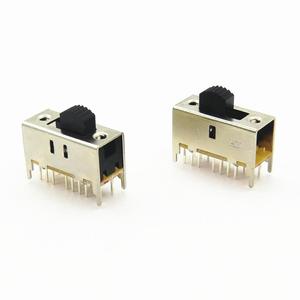 Thu nhỏ chuyển đổi chuyển đổi dọc thiết bị đầu cuối điện tử mini 4 vị trí 3Way 16 pin trượt chuyển đổi có lắp lỗ - Product Image 3