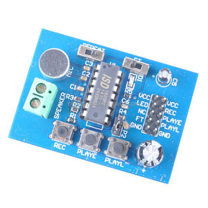 Placa de voz ISD1820, grabadora de grabación de sonido, módulo de reproducción, micrófono integrado, módulo de voz - Product Image 2
