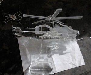Gran AVIACIÓN CIVIL 3D cristal láser modelo <span class=keywords><strong>de</strong></span> avión - Product Image 3