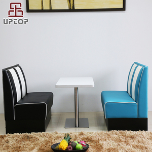 () Estilo de los años cincuenta, cabina de comedor vintage, juego de comedor americano, muebles, muebles de restaurante - Product Image 4