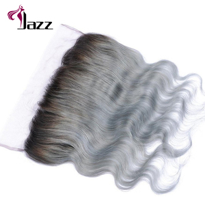 Bán Buôn Nguyên Trinh Nữ Lớp Biểu Bì Phù Hợp Brazil Tóc Con Người Bó Body Sóng Màu Xám <span class=keywords><strong>3</strong></span> Bó Với Ren Phía Trước Đóng Cửa - Product Image 6