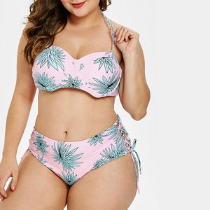 Nouvelle arrivée Maillot de bain deux pièces sexy pour femme grande taille avec culotte taille haute - Product Image 3