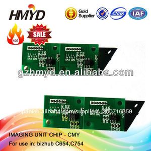 konica minolta bizhub c654 c754 color unidad de imagen del tambor chip chip de la unidad - Product Image 1