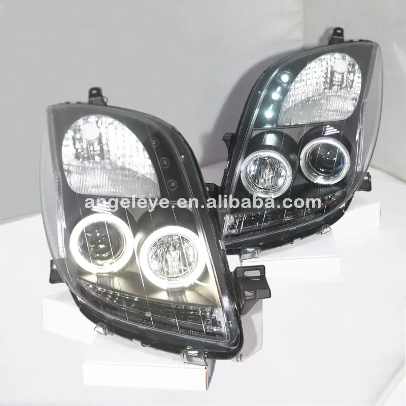 For Yaris LED Angel Eyes headlamp for 2006 to 2007 TOYOTA