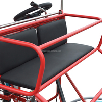 Bicyclette style bateau pour 6 personnes, à pédales, amusant, pour famille, 8 personnes, avec réduction sur le prix