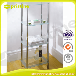 Artículos para el hogar MIT DIY, estante de baño de esquina de 4 niveles, muebles de almacenamiento para el hogar, venta al por mayor de Metal de Taiwán, OEM disponible en EBay - Product Image 3