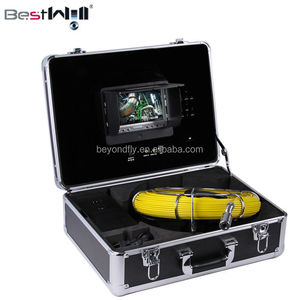 Cámara de Inspección de Tuberías de Alcantarillado CR110-7D con Cable de Fibra de Vidrio de 20M a 100M - Product Image 1