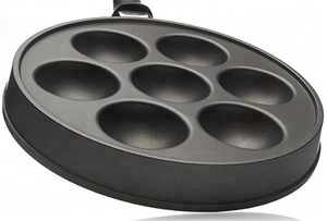 Poêle à crêpes en aluminium moulé sous pression antiadhésive Norpro, Munk / Aebleskiver / Ebelskiver - Product Image 3