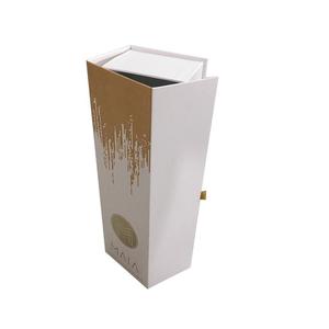 Diseño de lujo rifid papel cartón caja de embalaje para la botella de vino con logo de oro en venta - Product Image 2