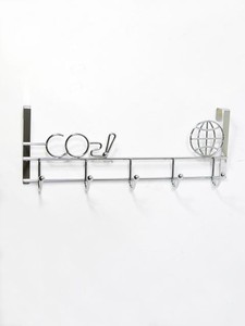 Over <b>door</b> 9 metal hooks <b>for</b> clothes <b>hanger</b> - Product Image 2