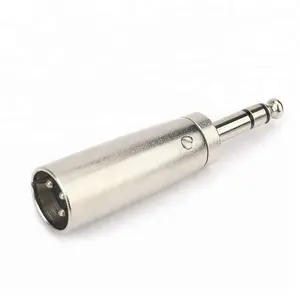 XLR Male to 6.35mm 1/4 TRS Male Adapter