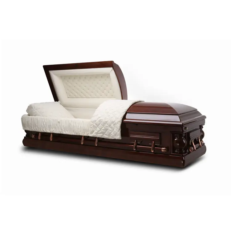 88239 Mahogany Casket made in China wood casket