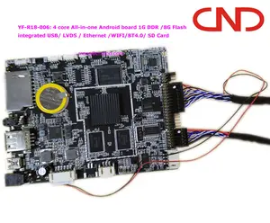 YF-006G Android driver board with POE Body Sensor Function for TFT LCD Multimedia Player Advertising Machine