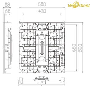 LED-panel LED-display Pixel 3,9 500*500mm vorhang led-anzeige - Product Image 6