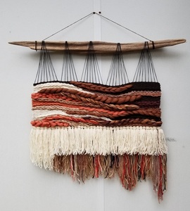 แขวนผนังทอสำหรับตกแต่งบ้านคริสต์มาสทำจากเชือกถัก100% งานตกแต่งผนังบ้านผ้าของขวัญ - Product Image 5