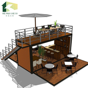 Sistema hidráulico de cocina móvil de 20 pies, casa de contenedores de envío para quiosco de <span class=keywords><strong>comida</strong></span> rápida al aire libre, cafetería o restaurante - Product Image 5
